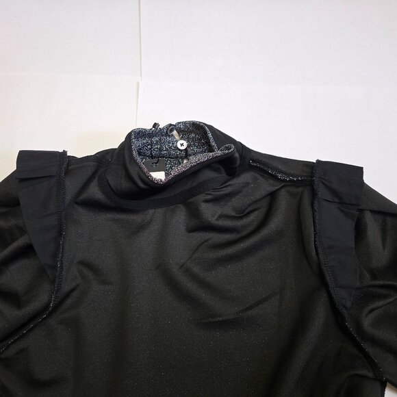 Steve Madden Estella Metallic Puff Shoulder Knit Top - Picture 12 of 16